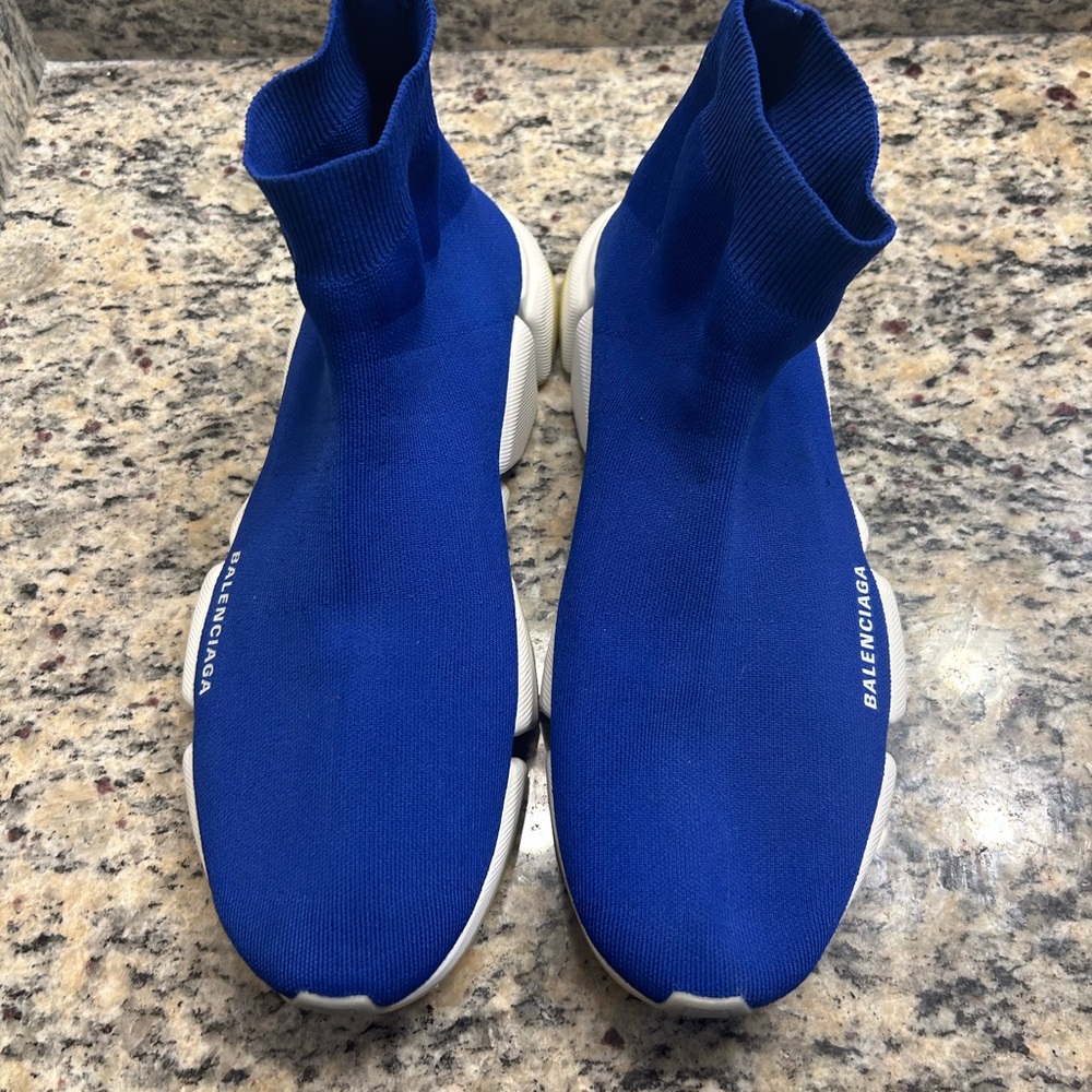 Balenciaga Blue Sock Sneakers